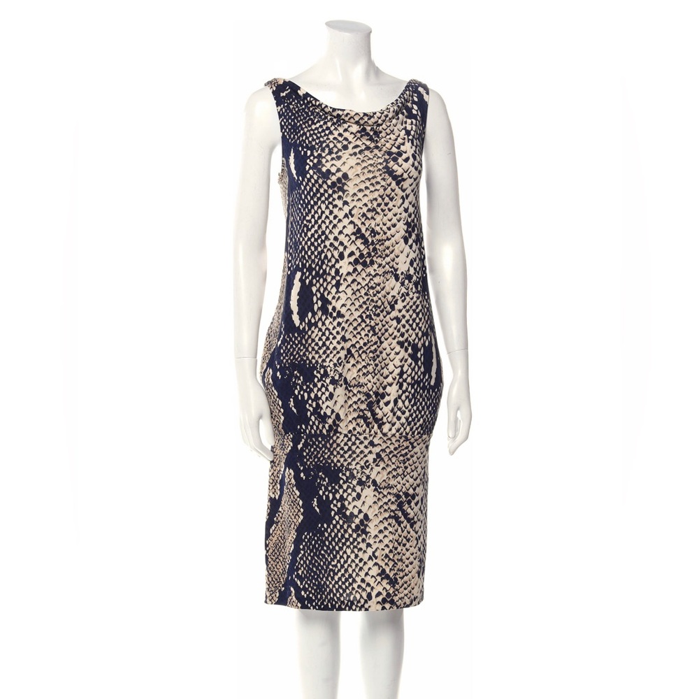 Diane von Furstenberg Silk Snakeskin Dress